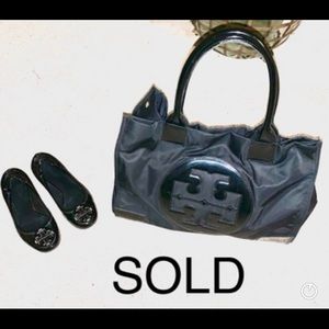 SOLD!!!Authentic Tory Burch Ella patent leather tote.